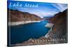 Lake Mead, Nevada - Arizona - Lake View-Lantern Press-Stretched Canvas