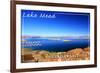 Lake Mead, Nevada - Arizona - Marina View-Lantern Press-Framed Art Print
