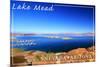 Lake Mead, Nevada - Arizona - Marina View-Lantern Press-Mounted Art Print