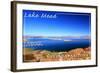 Lake Mead, Nevada - Arizona - Marina View-Lantern Press-Framed Art Print