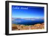 Lake Mead, Nevada - Arizona - Marina View-Lantern Press-Framed Art Print