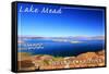 Lake Mead, Nevada - Arizona - Marina View-Lantern Press-Framed Stretched Canvas