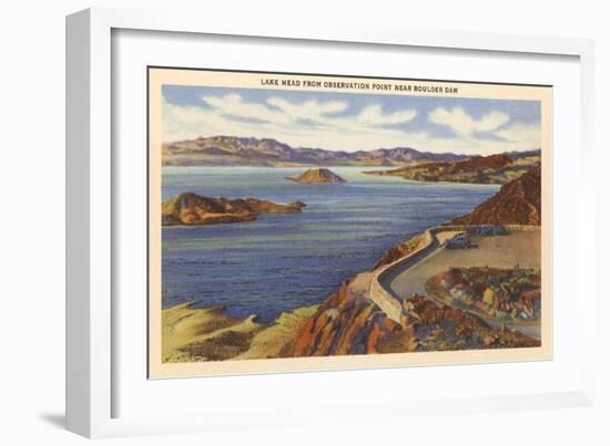 Lake Mead-null-Framed Art Print