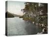 Lake Memphremagog, Vermont, Bayview Park View of the Lake-Lantern Press-Stretched Canvas