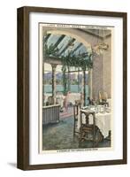 Lake Merritt Hotel, Oakland, California-null-Framed Art Print