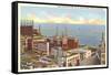 Lake Michigan from Racine, Wisconsin-null-Framed Stretched Canvas