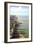 Lake Michigan from the John Hancock Center. Chicago, Illinois, Usa-Susan Pease-Framed Photographic Print