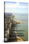 Lake Michigan from the John Hancock Center. Chicago, Illinois, Usa-Susan Pease-Stretched Canvas