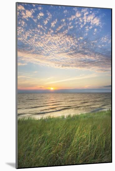 Lake Michigan Sunset I-Alan Majchrowicz-Mounted Art Print