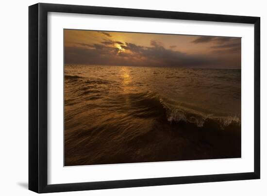 Lake Michigan Sunset-Steve Gadomski-Framed Photographic Print