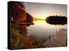 Lake Millinocket at Sunrise, Baxter State Park, Maine, New England, USA, North America-Alan Copson-Stretched Canvas