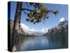 Lake Minnewanka, Banff National Park, UNESCO World Heritage Site, Alberta, Rocky Mountains, Canada,-Martin Child-Stretched Canvas