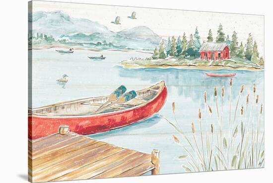 Lake Moments I-Daphne Brissonnet-Stretched Canvas