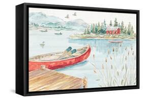 Lake Moments I-Daphne Brissonnet-Framed Stretched Canvas