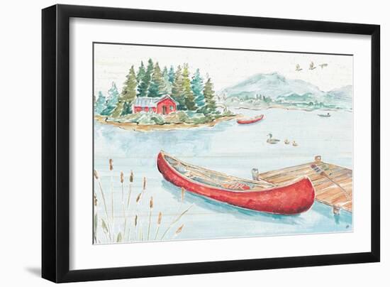 Lake Moments II-Daphne Brissonnet-Framed Art Print