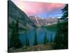 Lake Moraine at Dawn, Banff National Park, Alberta-Rob Tilley-Stretched Canvas