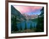 Lake Moraine at Dawn, Banff National Park, Alberta-Rob Tilley-Framed Photographic Print