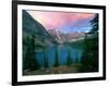 Lake Moraine at Dawn, Banff National Park, Alberta-Rob Tilley-Framed Photographic Print