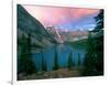 Lake Moraine at Dawn, Banff National Park, Alberta-Rob Tilley-Framed Photographic Print