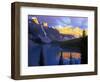 Lake Moraine at First Light, Banff National Park, Alberta, Canada-Rob Tilley-Framed Photographic Print