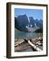 Lake Moraine, Rocky Mountains, Alberta, Canada, North America-Harding Robert-Framed Photographic Print