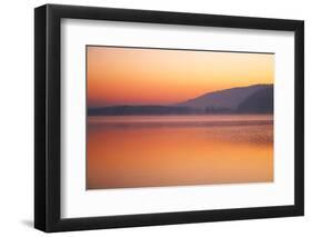 Lake, Morning Mood, Light Atmosphere-Alfons Rumberger-Framed Photographic Print