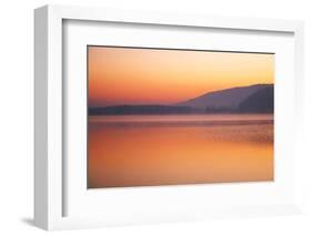 Lake, Morning Mood, Light Atmosphere-Alfons Rumberger-Framed Photographic Print