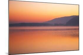 Lake, Morning Mood, Light Atmosphere-Alfons Rumberger-Mounted Photographic Print