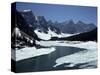 Lake Morraine, Banff National Park, Unesco World Heritage Site, Alberta, Rockies, Canada-Julian Pottage-Stretched Canvas