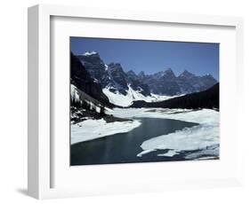 Lake Morraine, Banff National Park, Unesco World Heritage Site, Alberta, Rockies, Canada-Julian Pottage-Framed Photographic Print