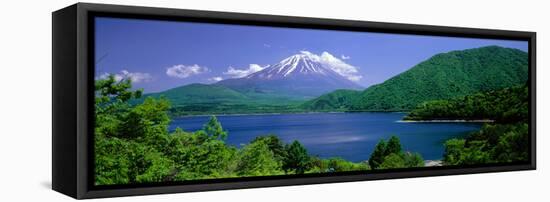 Lake Motosu Oshino Yamanashi Japan-null-Framed Stretched Canvas