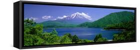 Lake Motosu Oshino Yamanashi Japan-null-Framed Stretched Canvas