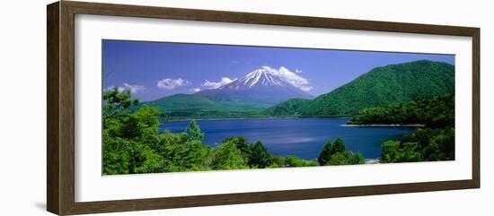 Lake Motosu Oshino Yamanashi Japan-null-Framed Photographic Print