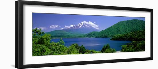 Lake Motosu Oshino Yamanashi Japan-null-Framed Photographic Print