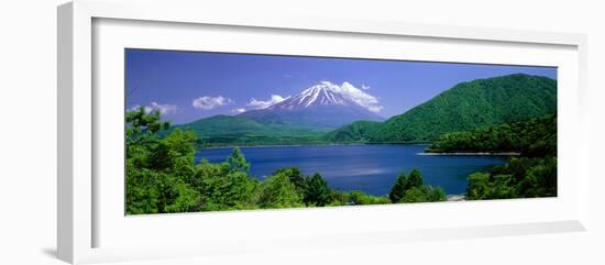 Lake Motosu Oshino Yamanashi Japan-null-Framed Photographic Print