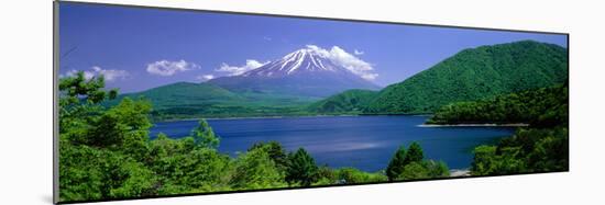 Lake Motosu Oshino Yamanashi Japan-null-Mounted Photographic Print