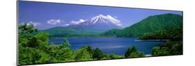 Lake Motosu Oshino Yamanashi Japan-null-Mounted Photographic Print