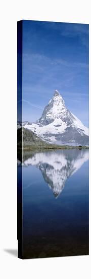 Lake, Mountains, Matterhorn, Zermatt, Switzerland-null-Stretched Canvas