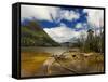 Lake Myrtle and Mt. Rogoona, Walls of Jerusalem National Park, Tasmania, Australia, Pacific-Jochen Schlenker-Framed Stretched Canvas