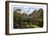 Lake Nambino and the Brentagroup, Tyrol, 1901-CM Reisch-Framed Giclee Print