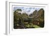 Lake Nambino and the Brentagroup, Tyrol, 1901-CM Reisch-Framed Giclee Print