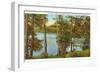 Lake near Mt. Gretna, Pennsylvania-null-Framed Art Print