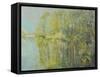 Lake Near Nieuwleusen-John Erskine-Framed Stretched Canvas