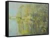 Lake Near Nieuwleusen-John Erskine-Framed Stretched Canvas