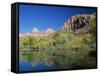 Lake Near the Zion National Park, Springdale, Utah, USA-Tomlinson Ruth-Framed Stretched Canvas