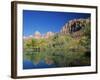 Lake Near the Zion National Park, Springdale, Utah, USA-Tomlinson Ruth-Framed Photographic Print