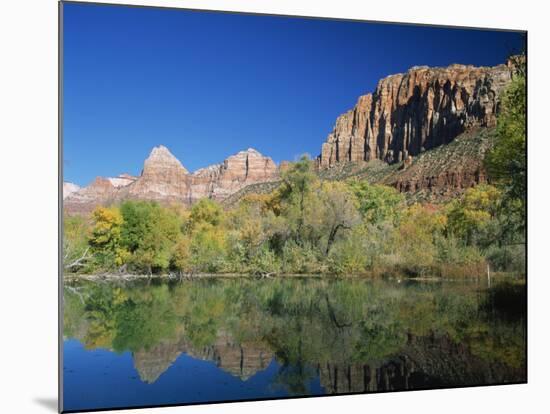 Lake Near the Zion National Park, Springdale, Utah, USA-Tomlinson Ruth-Mounted Photographic Print