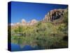 Lake Near the Zion National Park, Springdale, Utah, USA-Tomlinson Ruth-Stretched Canvas