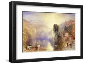 Lake Nemi-J M W Turner-Framed Giclee Print