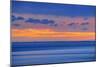 Lake Newell at sunset.-Mike Grandmaison-Mounted Photographic Print